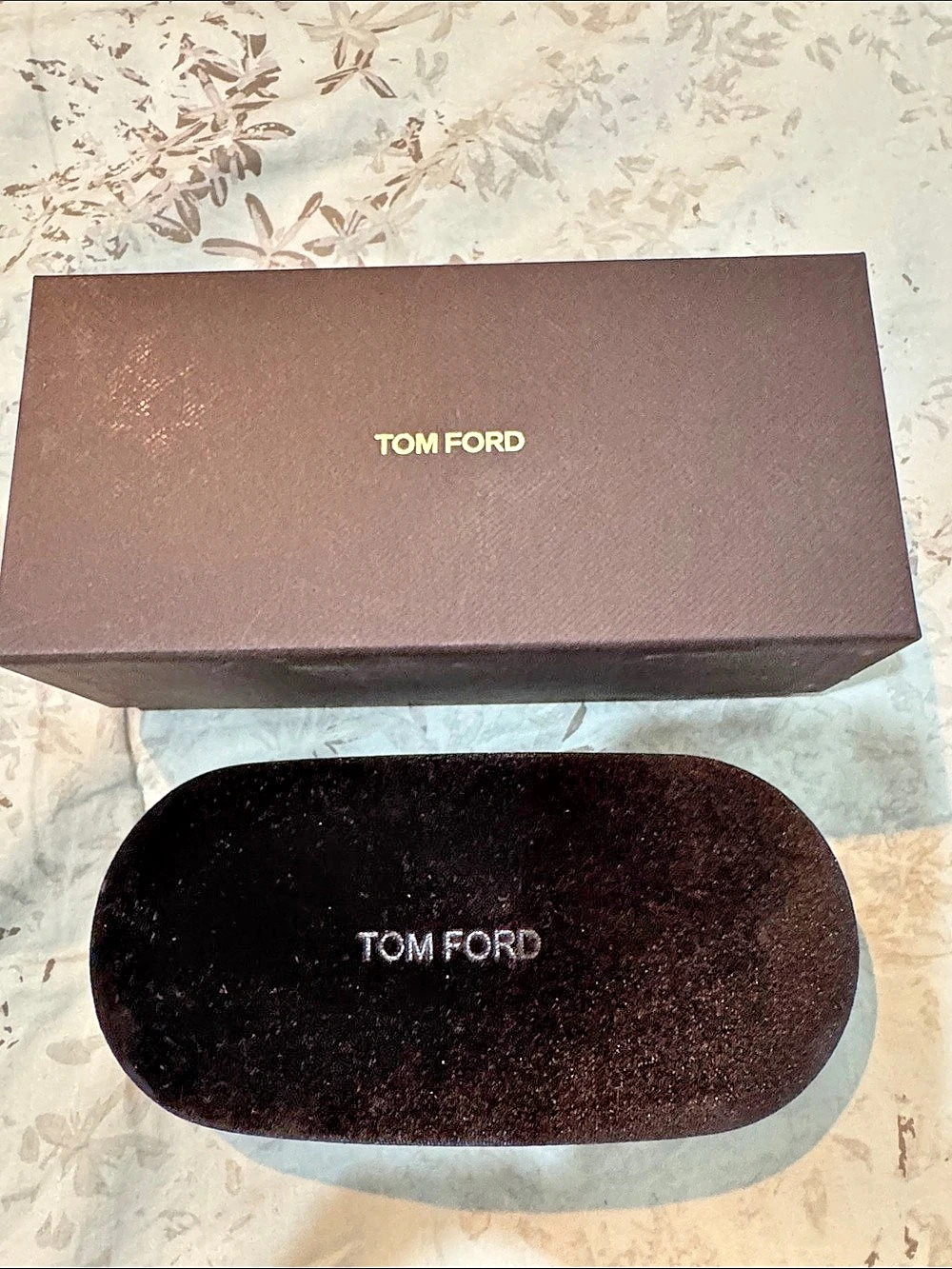 Tom Ford Eyewear Case Set in Brown & Black Like New